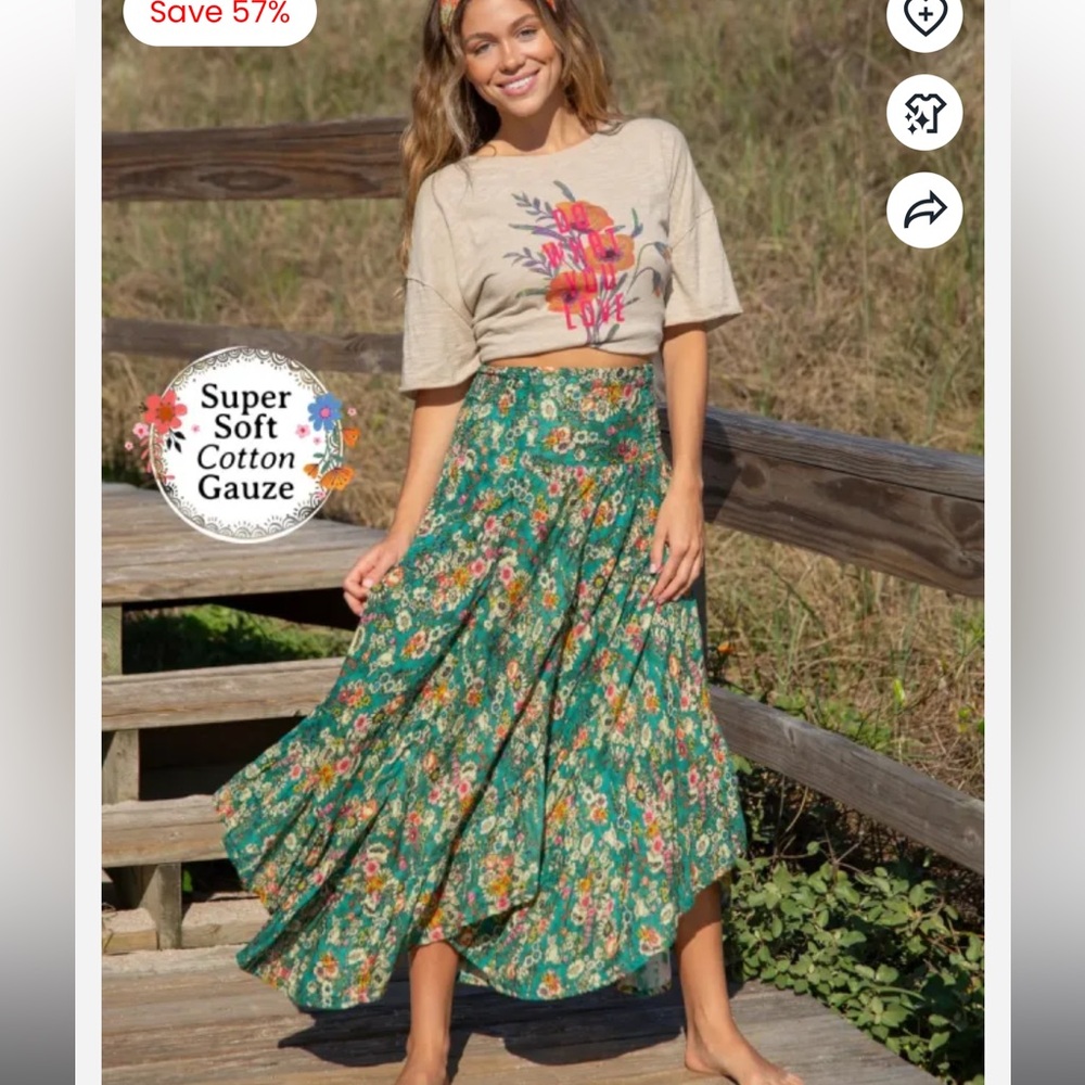Natural Life Maxi Skirt size xs/s